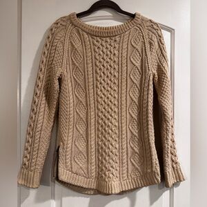 LL Bean Cotton Fisherman’s Tunic Sweater